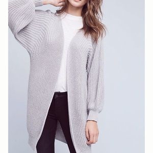 Anthropologie Kya Ribbed Cardigan size xxa